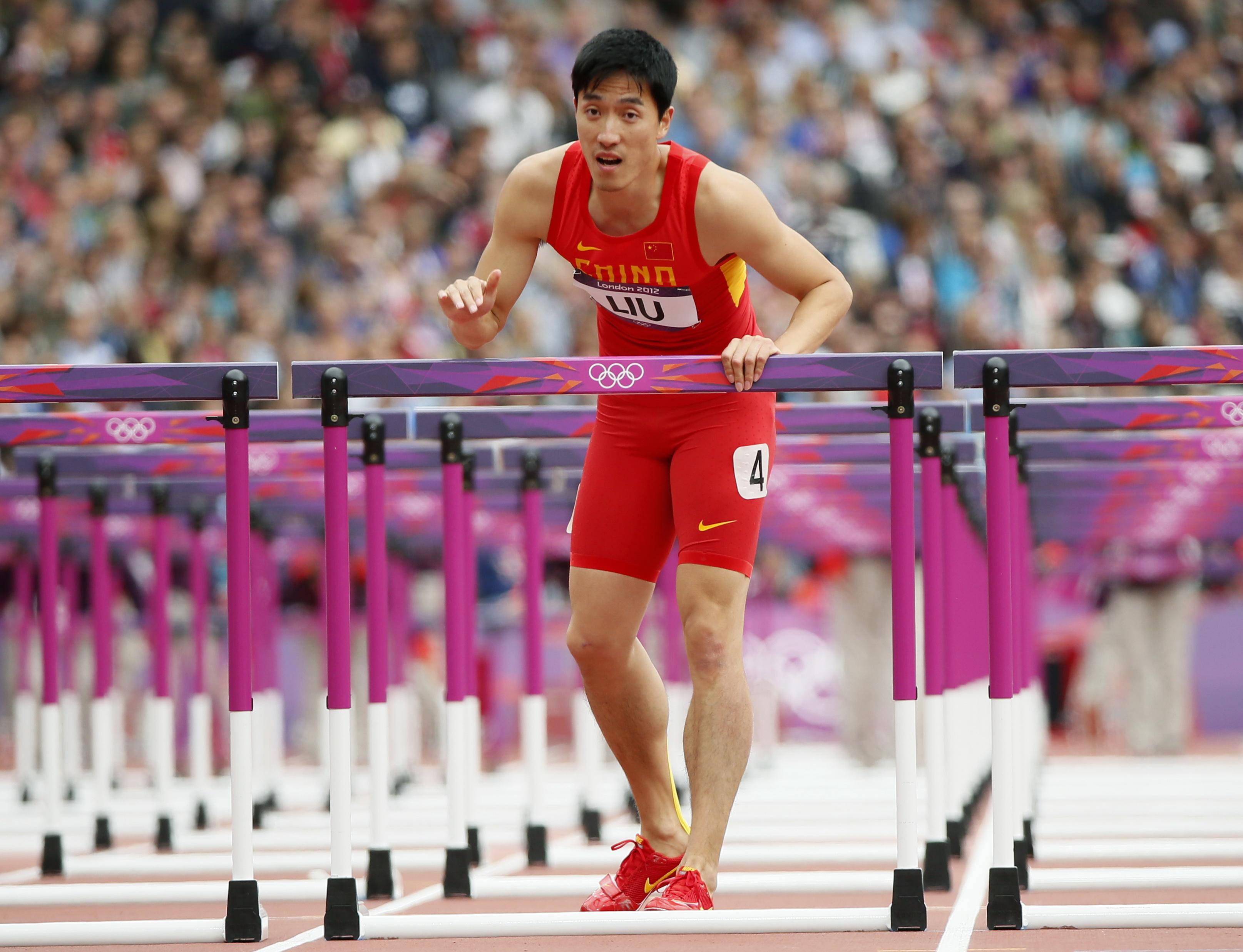 刘翔在2021年的风采，一位传奇运动员的坚韧与辉煌