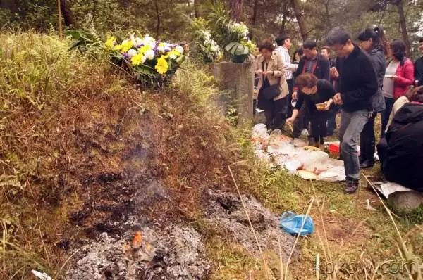 家族三十余人共聚太公坟前，祭祖露营传承家风