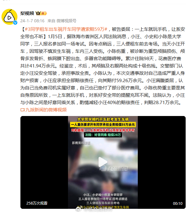 关于开门杀赔偿金额的全面解析