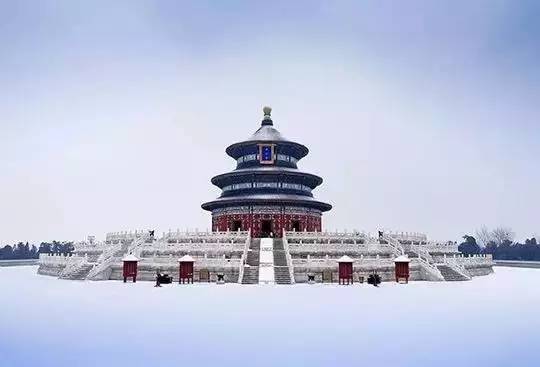 网友展示大风前天坛公园的绝美瞬间