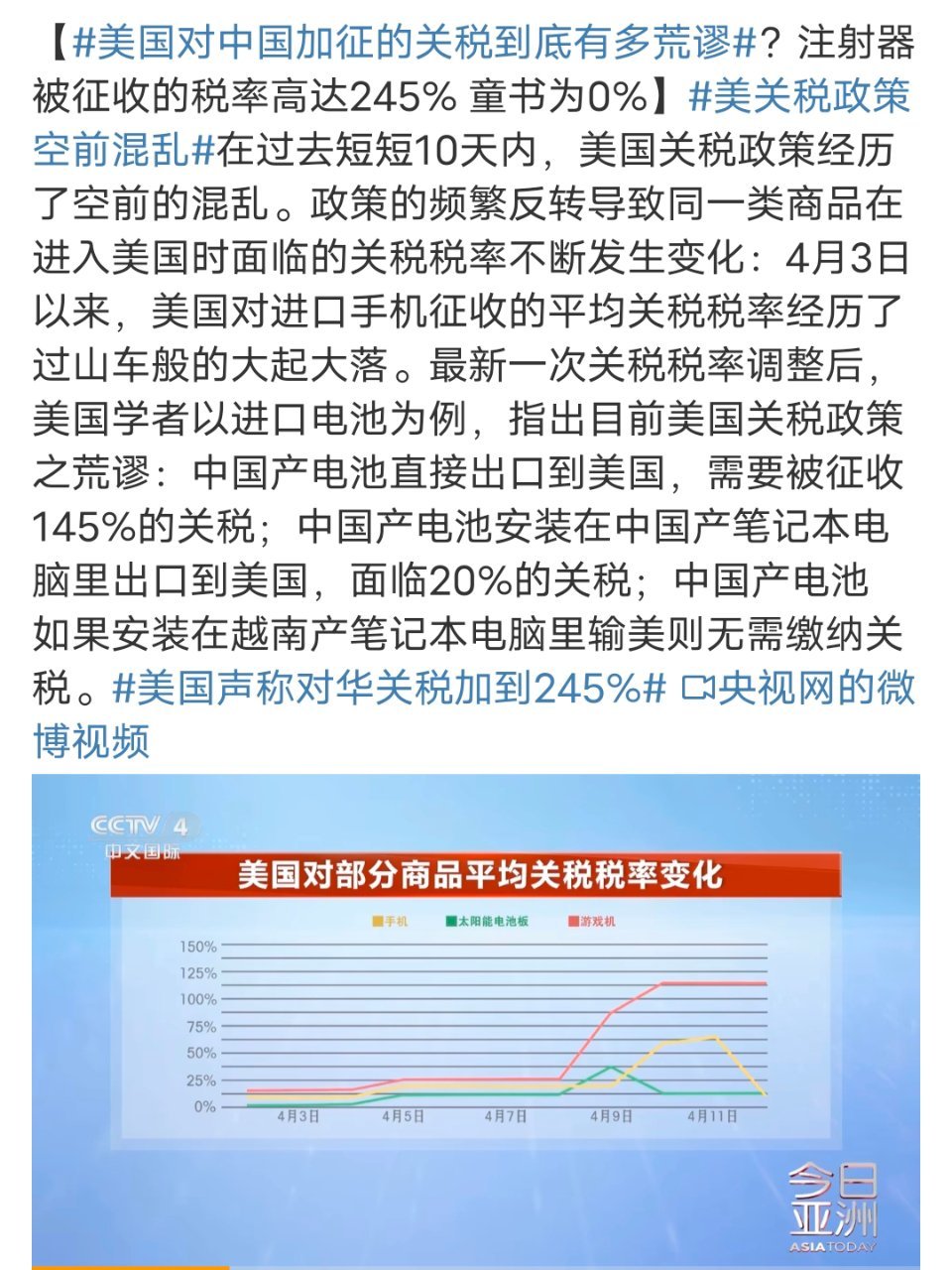 美对华关税或降至50%-65%影响几何？分析解读