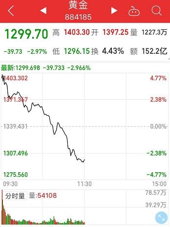 金价大跳水，市场波动下的黄金投资新态势