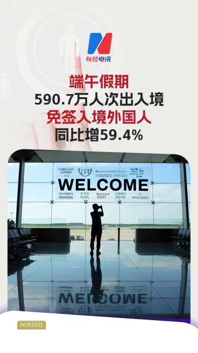 端午假期免签入境外国人数量增长达59.4%，旅游文化交流持续繁荣