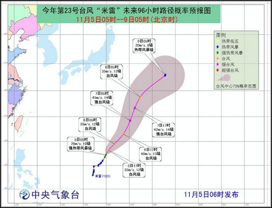台风蝴蝶升级强热带风暴级，风暴之眼下的风云变幻