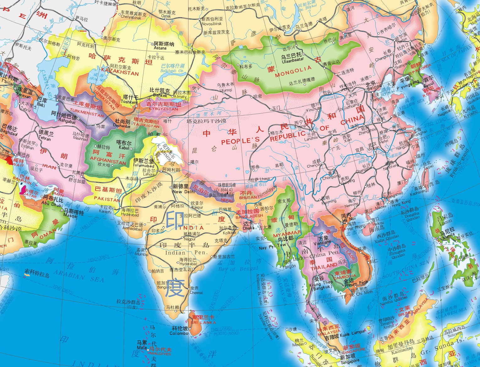 印度邻国深度解析，探索地理边界与文化交汇