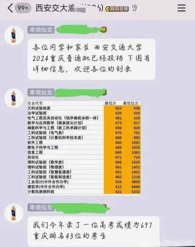 女生高考676分，目标锁定哈工大和西交大