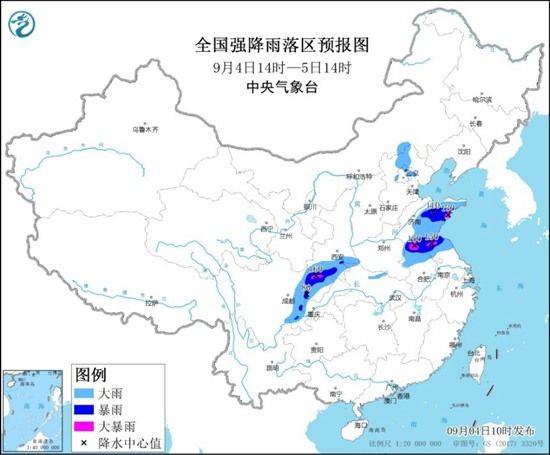 北京河北等5省市部分地区有大暴雨警惕！北京、河北等5省市部分地区将遭遇大暴雨，及时做好防范准备！